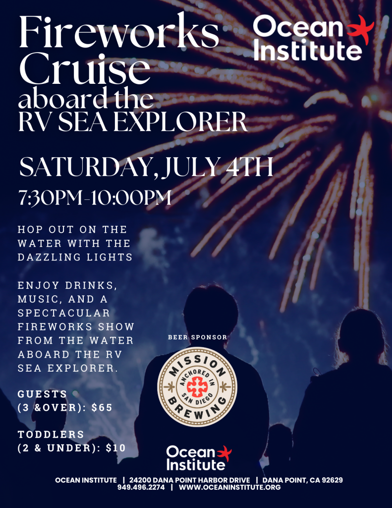 Flyer with Fireworks Cruise information